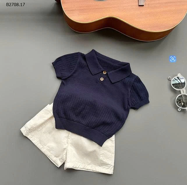 ÁO PHỐI QUẦN SHORT CHO BT-Giá sỉ mẫu 1, 2 ( áo ): 146k   mẫu 3,4 ( quần ): 123k 