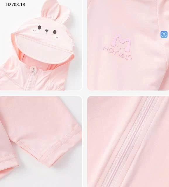 ÁO CHỐNG NẮNG HÌNH ĐỘNG VẬT NGỘ NGĨNH-Giá sỉ 163k