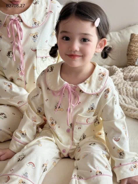 BỘ PIJAMA HỌA TIẾT  nhà Hey honey BG-Giá sỉ sz 90: 168k  sz 100-110: 194k  sz 120-130: 209k  sz 140-150: 235k  sz 160-170: 288k 
