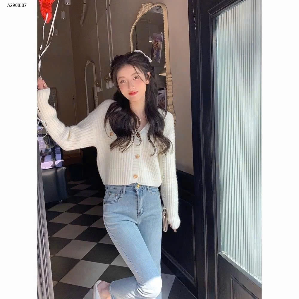 ÁO LEN DÀI TAY DÁNG NGẮN CACHE- sỉ 265k