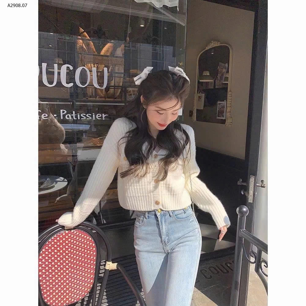 ÁO LEN DÀI TAY DÁNG NGẮN CACHE- sỉ 265k