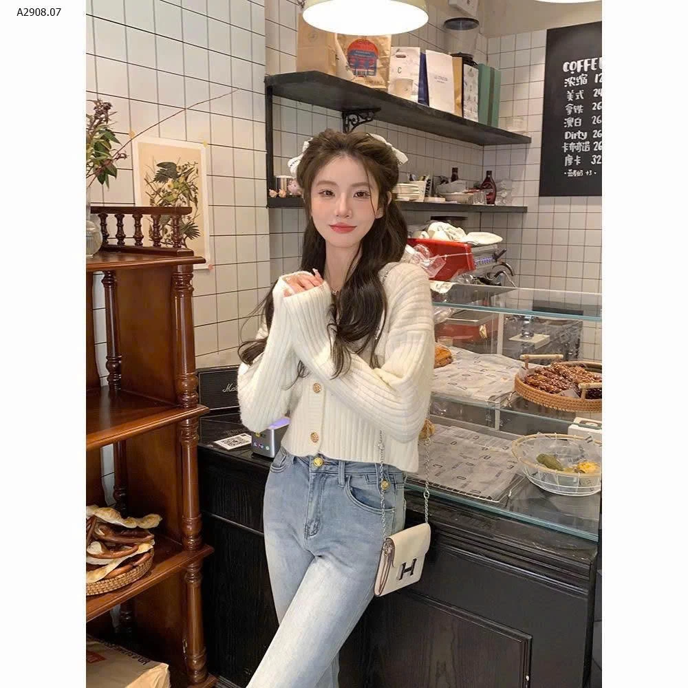 ÁO LEN DÀI TAY DÁNG NGẮN CACHE- sỉ 265k