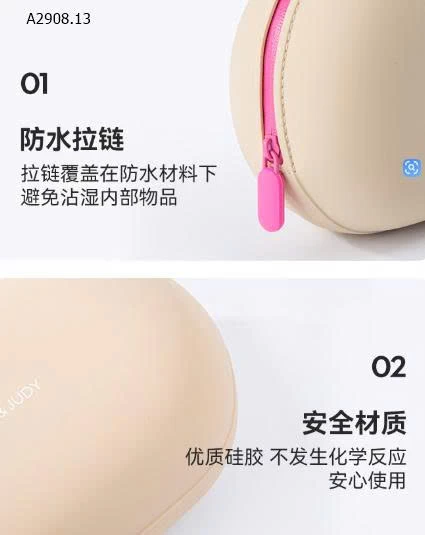 Túi để đồ silicone chống nước cho các pác để đồ make - sỉ 85k