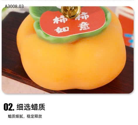 SET 2 HỘP NẾN QUẢ HỒNG- Giá sỉ 55k/1 set 2 hộp 