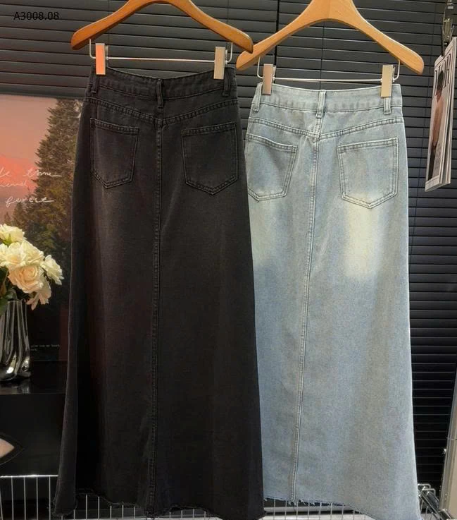 CHÂN VÁY JEAN DÁNG DÀI CHO NỮ-Giá sỉ 198k