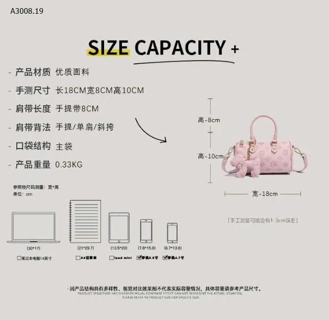 TÚI XÁCH MINI DÁNG TRỐNG -Giá sỉ 119k