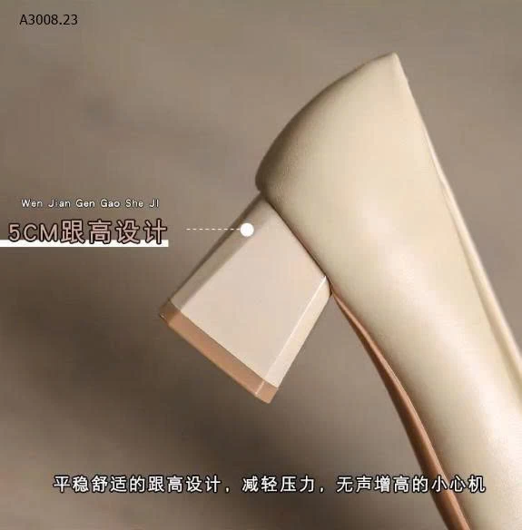 GIÀY CAO GÓT MŨI VUÔNG GẮN NƠ CHO NỮ-Giá sỉ 160k