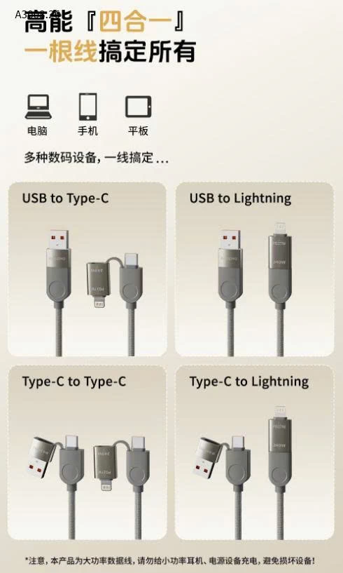 CÁP SẠC TỪ TÍNH 4IN1-Giá sỉ 80k
