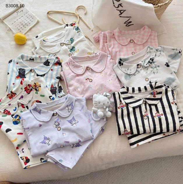 SET PIJAMA CỔ TRÒN QCCC -Giá sỉ 80-120   100k 130-170   125k