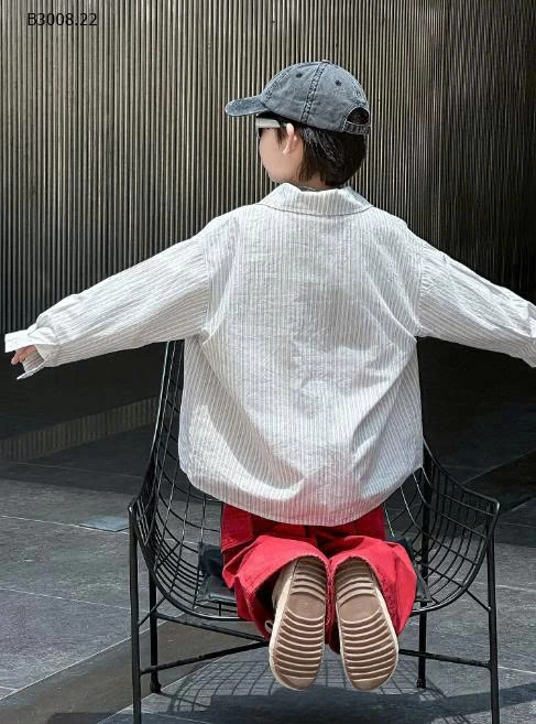 SET ÁO SƠ MI KẺ MIX QUẦN SUÔNG TÚI HỘP-Giá sỉ áo: 168k  quần: 165k 