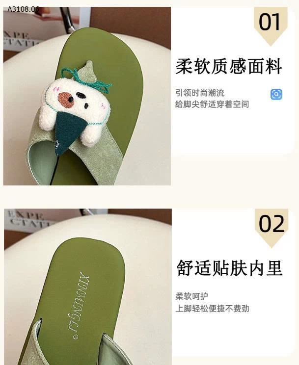 DÉP XỎ NGÓN CUTE CHO NỮ- sỉ 162k