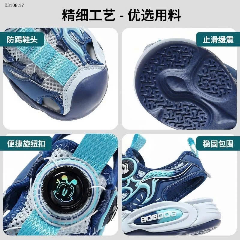 SANDAL HOẠ TIẾT LỬA CHO BÉ BOBDOG-Giá sỉ 315k