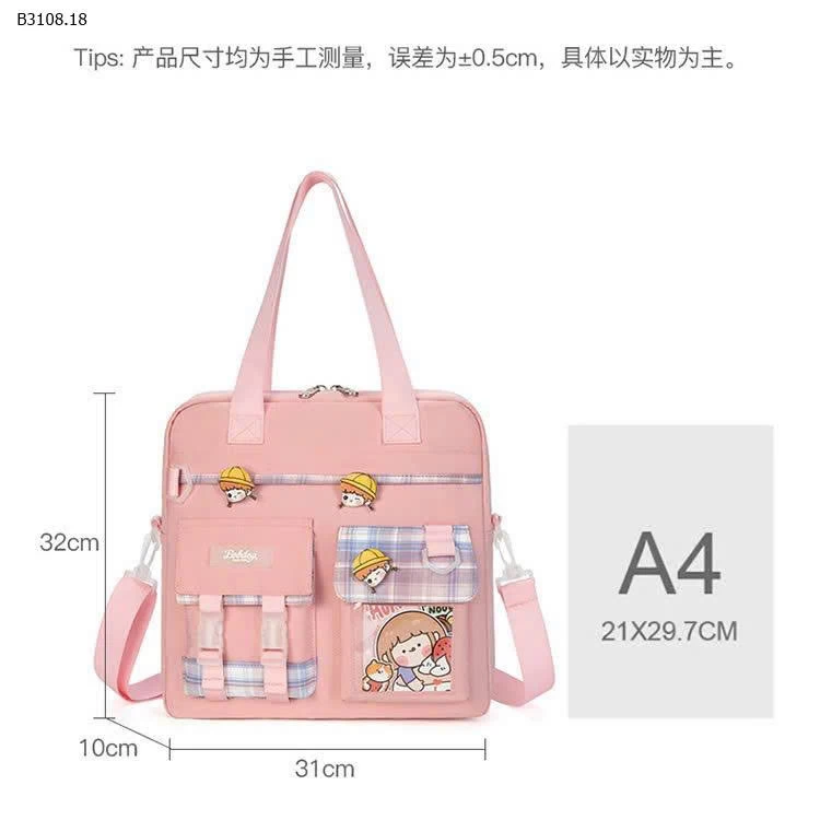 TÚI HỌC THÊM HÃNG BOBDOG PHẢN QUANG -Giá sỉ 175k