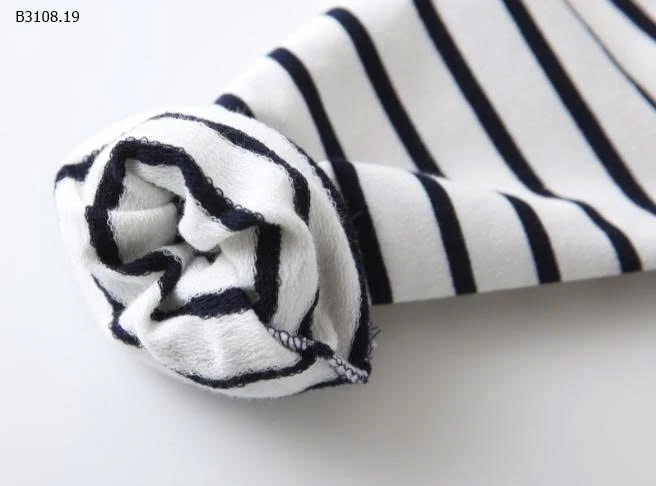 ÁO BÉ PHỐI KẺ TAY HÃNG WAPYPY-Giá sỉ 105k