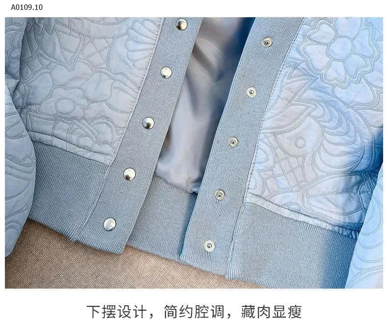 ÁO KHOÁC BOMBER HOA NỔI CAO CẤP - sỉ 300k