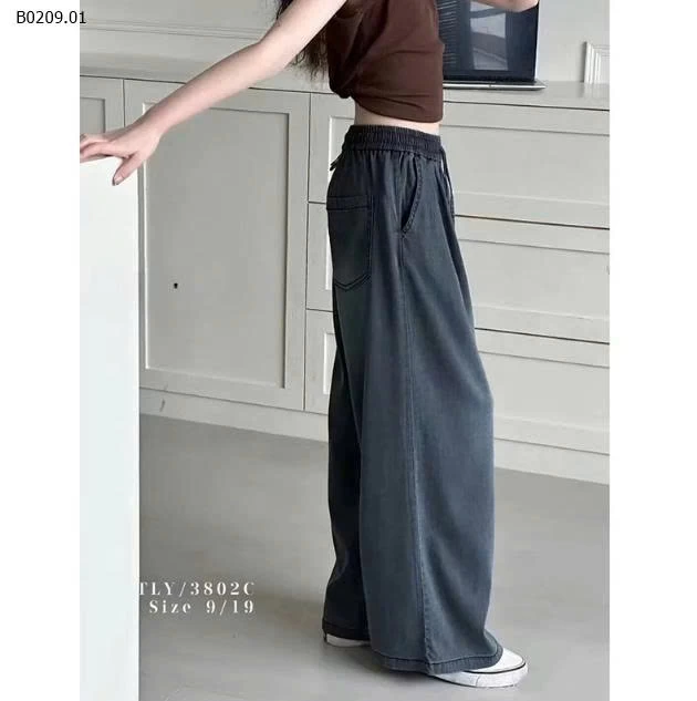 QUẦN SUÔNG JEAN GIẤY TENCEL BÉ GÁI-Giá sỉ 164k