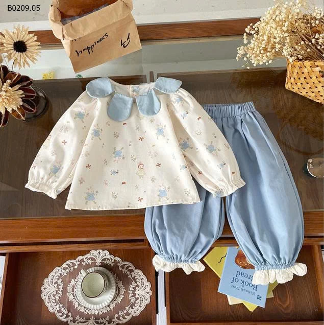 SET ÁO BABYDOLL MIX QUẦN BO GẤU-Giá sỉ 207k