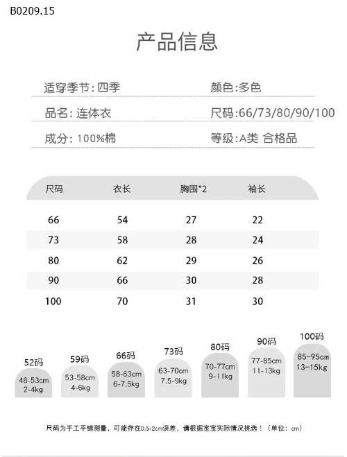 Quần áo liền thân siêu dễ thương cho trẻ sơ sinh- sỉ  110k