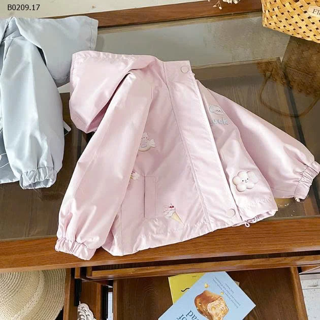 ÁO KHOÁC CÓ MŨ BG-Giá sỉ 195k