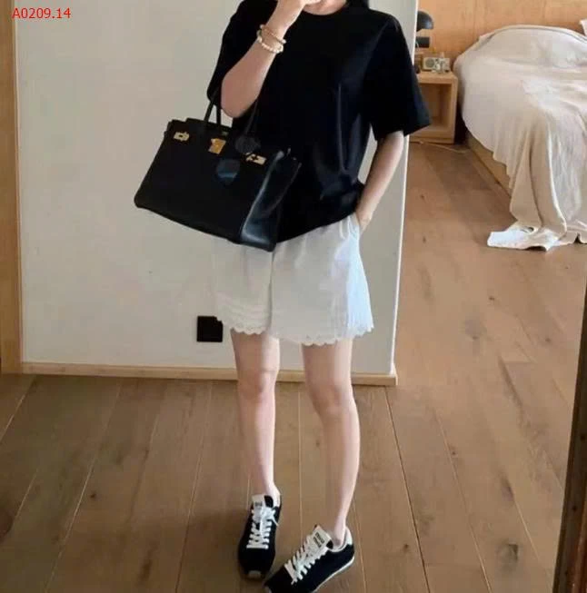 QUẦN SHORT PHỐI REN ANNA-Giá sỉ 76k