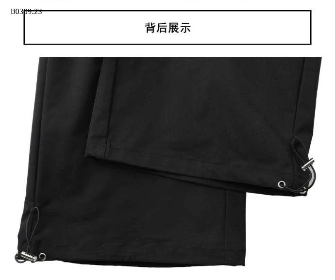 Quần dài ống rộng ren nhiều lớp thiết kế đơn giản- sỉ 183k