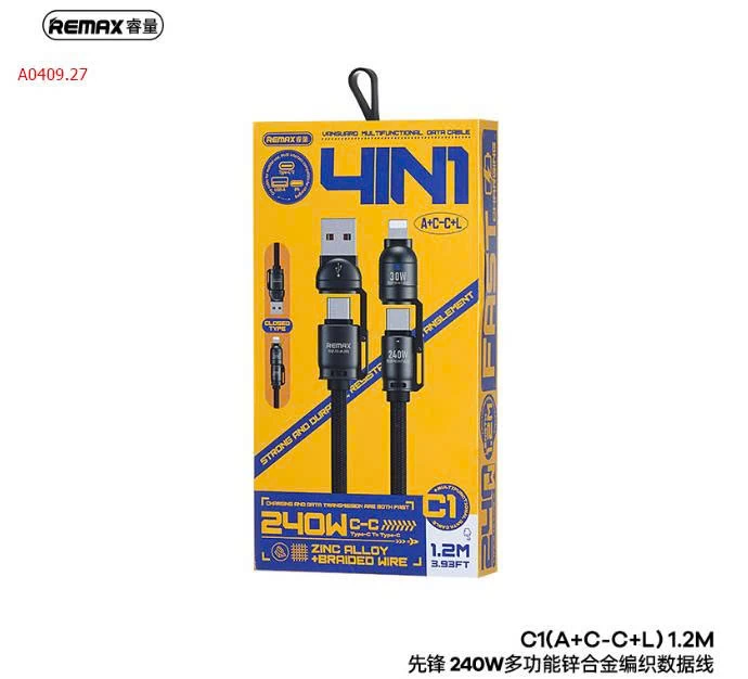 DÂY SẠC 4 IN 1  - sỉ 120k