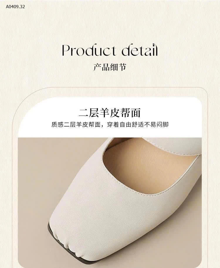 giầy bệt xinh hãng ZHR - sỉ 310k