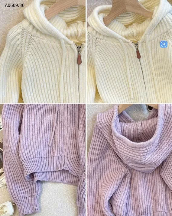 ÁO LEN KHOÁ KÉO CÓ MŨ NỮ- sỉ 150k