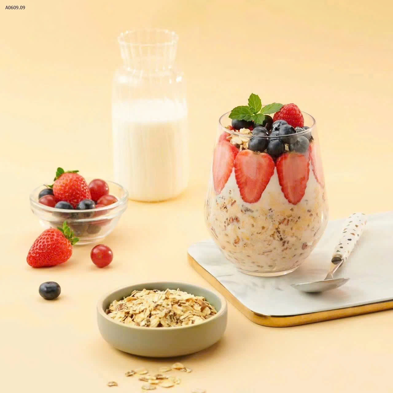 Yến mạch đen trắng mix ăn liền- sỉ 108k