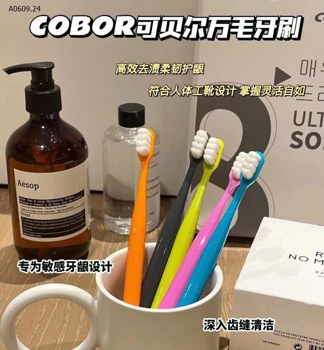 SET 5 BÀN CHẢI HÃNG CO.BOR - sỉ 93k/1 set 5 chiếc 