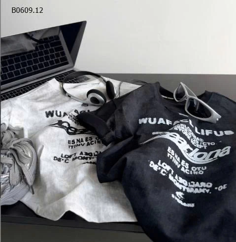 ÁO THUN BẠC MÀU IN CHỮ CÁ TÍNH-Giá sỉ  120k