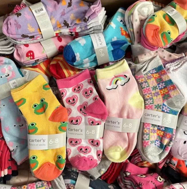 COMBO 15Đ TẤT CARTER NGUYÊN LÔ XỊN XÒ -Giá sỉ  125k/1 set 15đ mix mẫu /1 giới tính