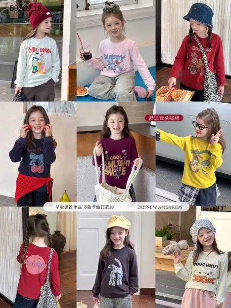 ÁO THUN DÀI TAY BG AMBB -Giá sỉ  Sz 90-150 : 110k Sz 160-170: 128k