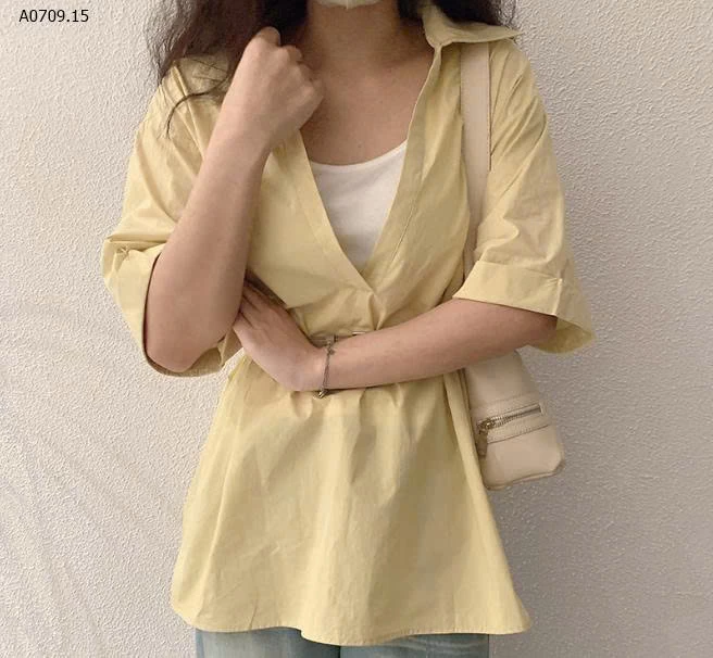 ÁO SƠ MI KÈM BELT + 2 DÂY -Giá sỉ 179k