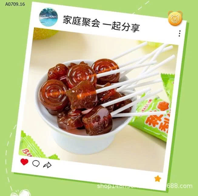 KẸO_MÚT LÊ BÁCH THẢO GIẢM HO RÁT HỌNG BIBIZAn  - sỉ 68k/set 40 viên