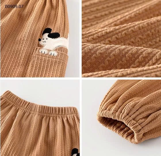 Quần dệt kim gấu và ÁO KHOÁC  SZ NHÍ-Giá sỉ quần giá 135k áo giá  112k