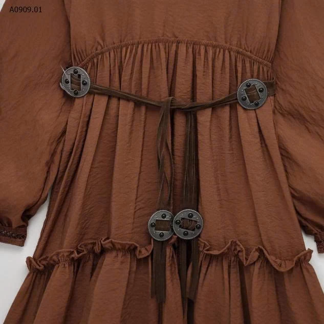 váy mặc thu Tone nâu -Sỉ 285k