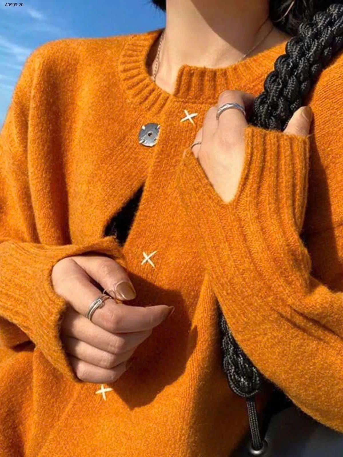 Áo len cardigan dệt kim cổ tròn NỮ  -Sỉ 165k