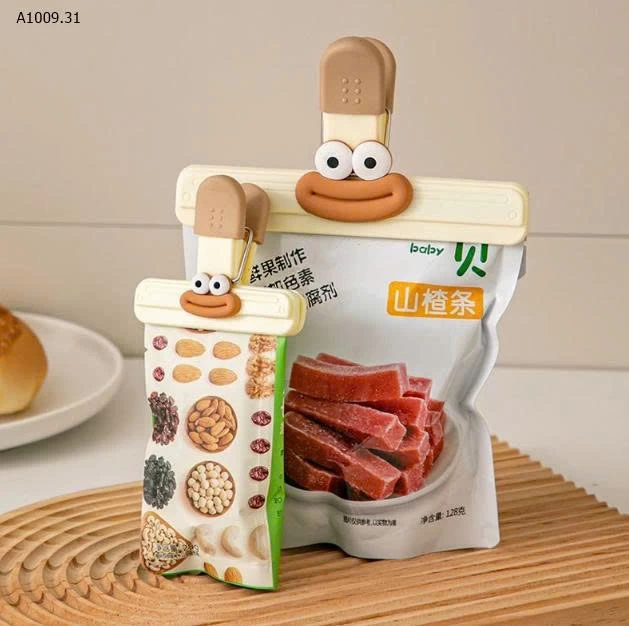 SET 10 KẸP NIÊM PHONG MIỆNG TÚI - sỉ 82k/sét 10c (5 lớn, 5 nhỏ)