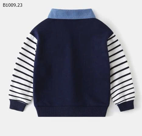 ÁO BÉ PHỐI KẺ TAY HÃNG WAPYPY-Giá sỉ 107k