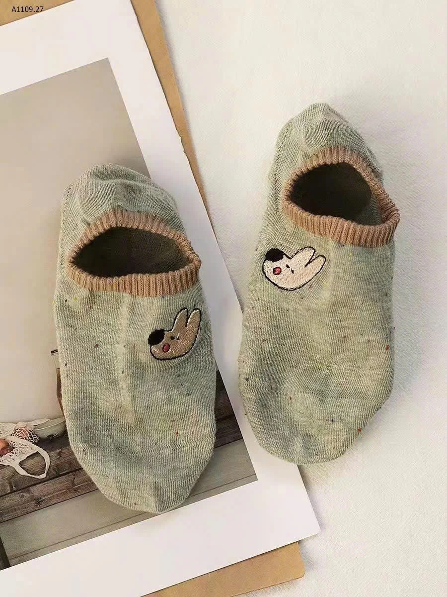 COMBO 12 TẤT LƯỜI CỔ NGẮN - sỉ 65k/set 12 đôi mix