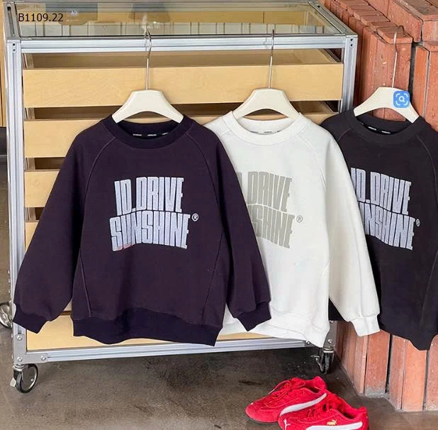 Áo nỉ chữ nhà Ambb cho bé trai bé gái- sỉ 175k