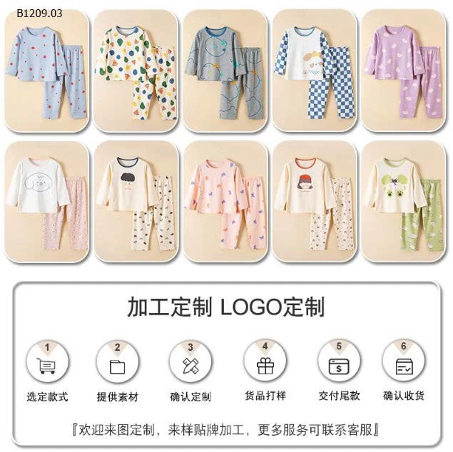 BỘ COTTON TRẺ EM HÀNG XUẤT-Giá sỉ 139k