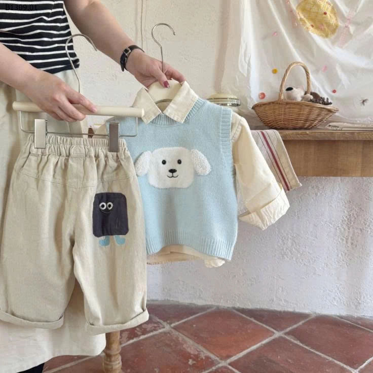   ÁO  GILE HÌNH CÚN CHO BÉ -Giá sỉ 137k