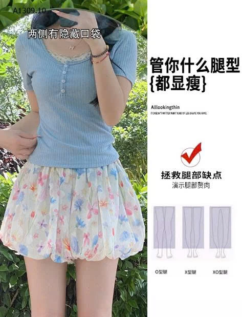 QUẦN SHORT DÁNG BÍ HOA XINH- sỉ 115k