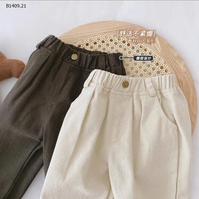 Quần dài thường ngày cho bé màu trơn - sỉ 110k