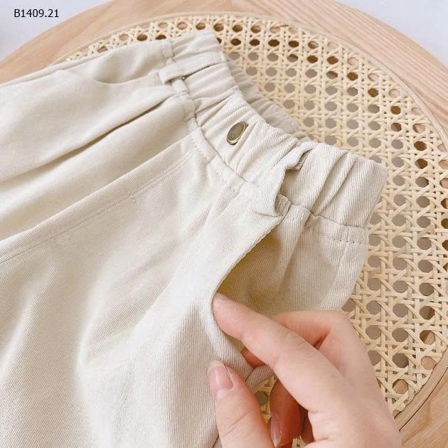 Quần dài thường ngày cho bé màu trơn - sỉ 110k