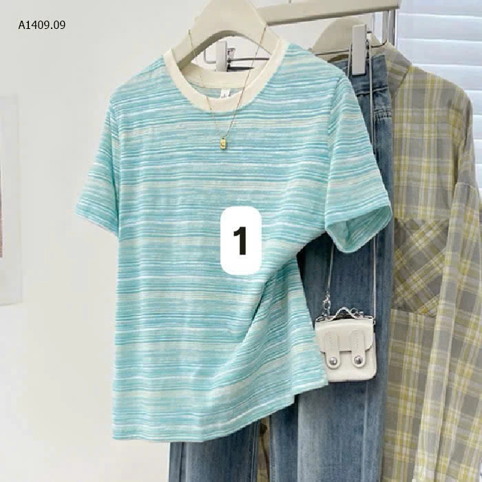 ÁO PHÔNG NỮ SỌC NGANG CỔ TRÒN- sỉ 112k