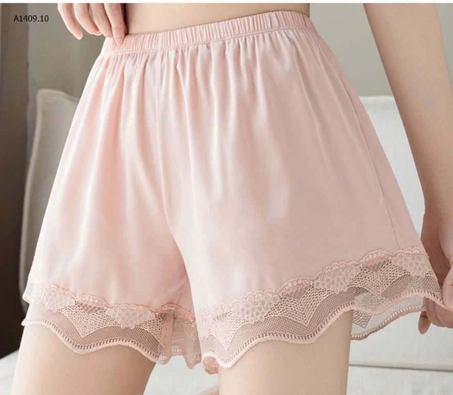 QUẦN ĐÙI LỤA PHỐI REN - sỉ 50k/set 2c chọn màu size