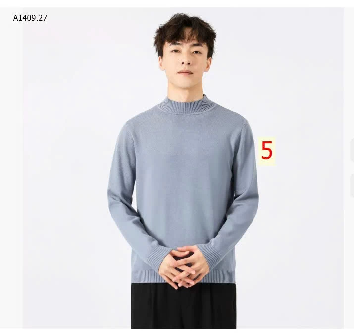 ÁO LEN CỔ 3P TRƠN MÀU - sỉ 190k